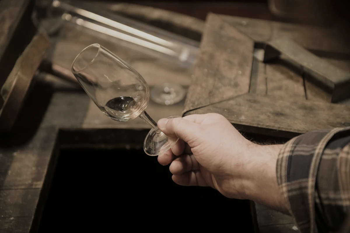 Dégustation de cognac en chai